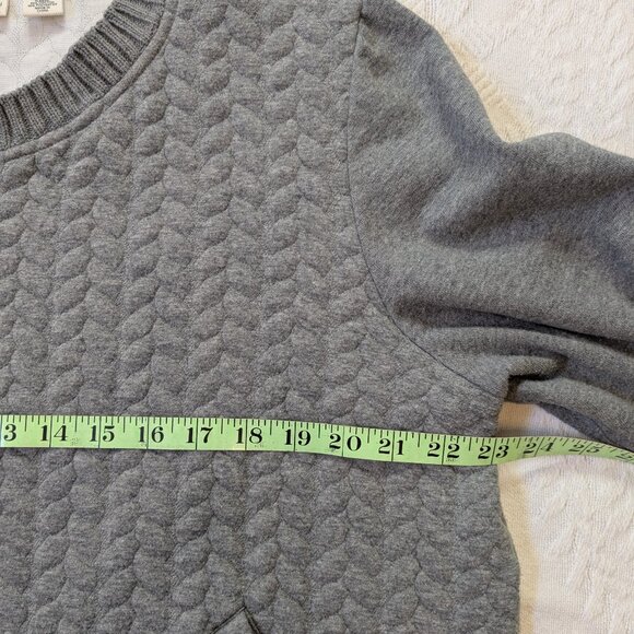 Westbound Gray Cardigan Zip Front Snap Pockets XL - Picture 5 of 12